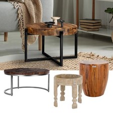 Table d'appoint bois massif de