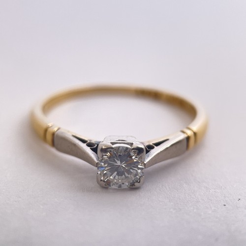 Bague solitaire diamant - bague,