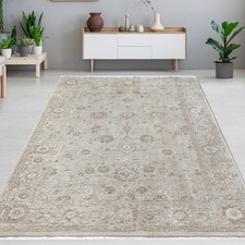 Tapis design beige motif