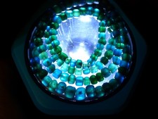 60cm Perles Verre Ancien Collier Bijou Asie Birmanie Antique Glass Trade Bead