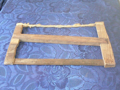 Ancienne scie bois buches - scie,