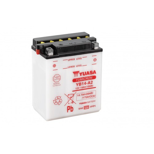 Batterie moto yuasa yb14 - batterie,