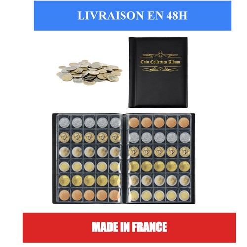 Classeur 480 pièces monnaie - classeur,