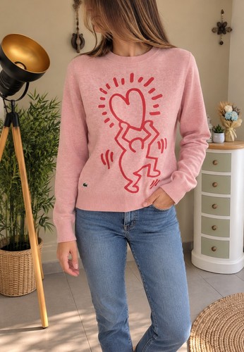 Lacoste keith haring pull - keith,