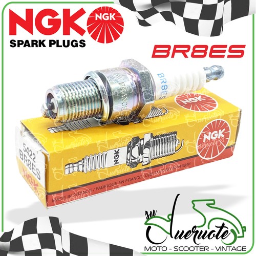 Bougie ngk br8es - bougie, blanc