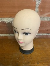 Vintage Bald Model Head for Hats #C548