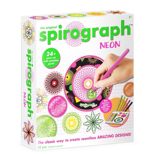 Spirographe fluo crée - crée, amazing