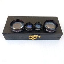 Combiné lentilles dioptriques 20D 78D 90D et 40D couleur noire avec boîte pou...