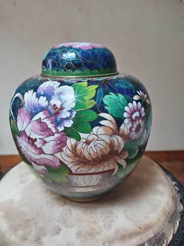 Pot chinois émail - pot,
