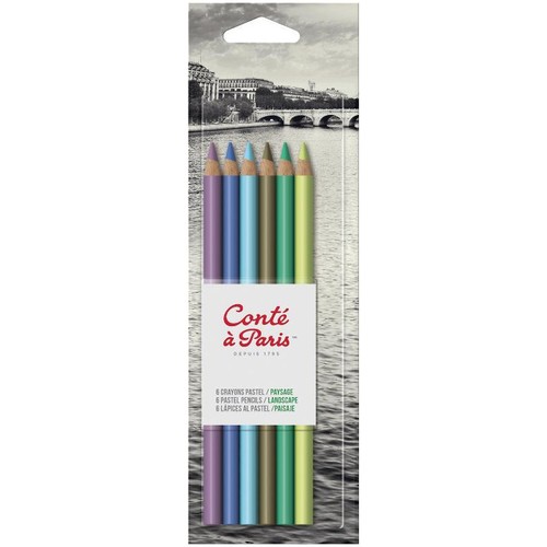 Crayons pastel assortis - 6,
