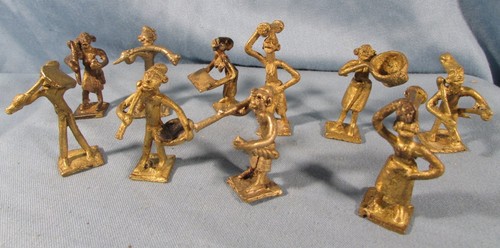 Figurines africaines en - 10,