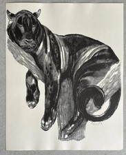 Paul JOUVE Gravure Animalière