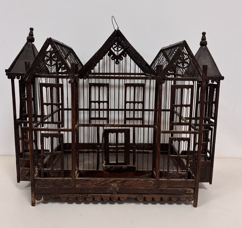 Cage oiseaux ancienne - cage, à