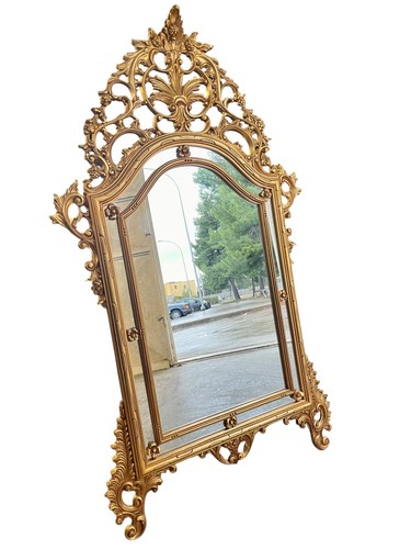 Miroir baroque doré - , italien