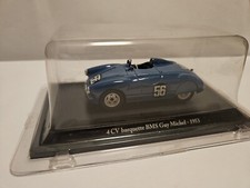 Renault 4 CV Barquette BMS Guy Michel  1953 - 1:43 éme   boite  souple d'origine