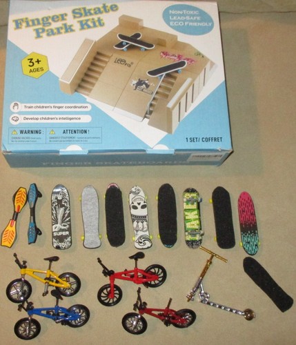 Finger skate park kit - finger, w/
