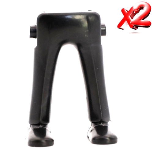 Playmobil jambes grises - x2,