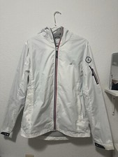 Ponant France White Nylon Hoodie Jacket size M