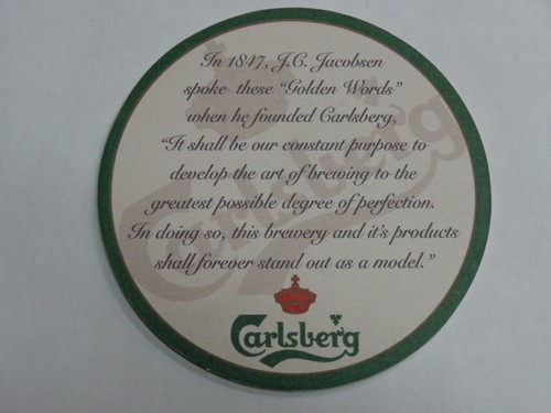 Sous verre bière carlsberg - sous-verre,