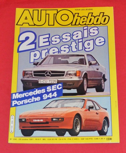 Auto hebdo 290 - n°,