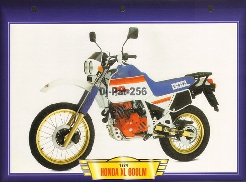 Fiche moto honda 600 lm - moto, :