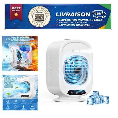 Mini climatiseur portable en - mini, 4