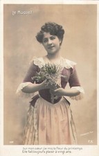 CP LE MUGUET FEMME ELEGANTE - STEBBING