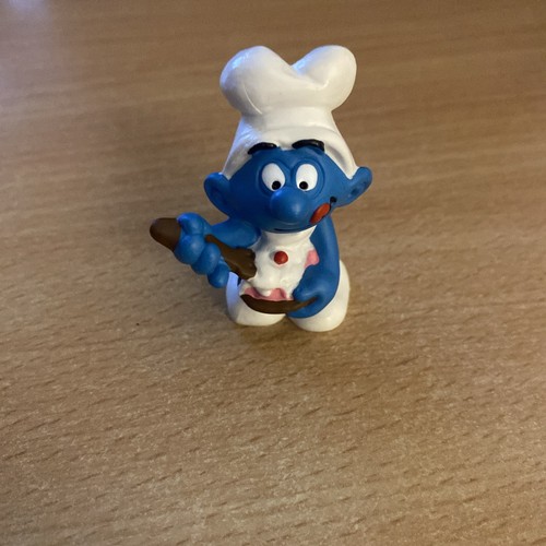 Figurine schtroumpf gourmand - figurine,