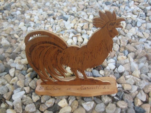 Sculpture statuette bois