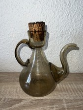 Teapot, pourer style BIOT, GLASSWARE BY BENDOR blown glass antique vintage