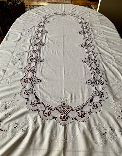 Linge ancien nappe - linge,