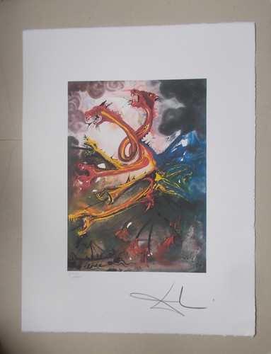 Lithographie salvador dali - dali,