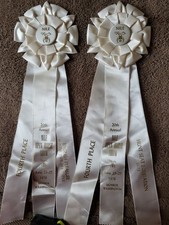 Nile Fourth Place Vintage Horse Show Ribbons Awards Equestrian Events Wash.State
