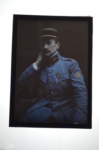 Rare plaque photo - couleur, en