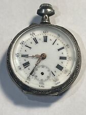 Silver Pocket Watch - The Oscillating Balance (157-21/A2-15)