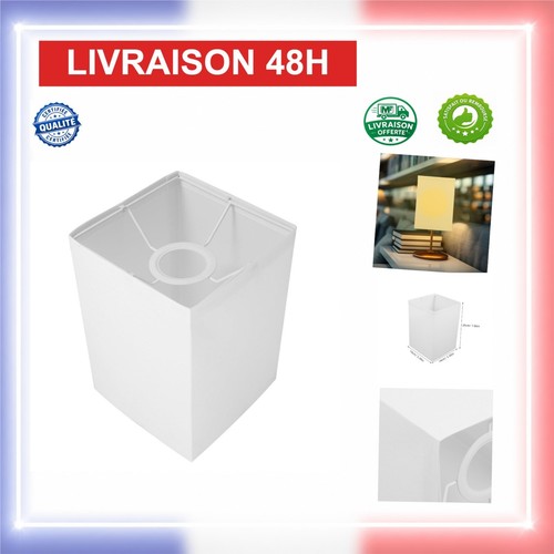 Abat jour rectangulaire tissu - abat-jour,