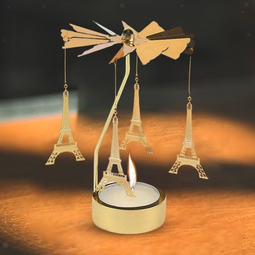 Porte bougie tournante bougies - porte-bougie,