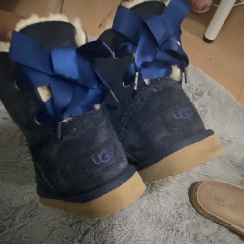 Ugg bottillons femme daim bleu - femme,