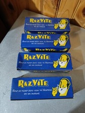 RAZVITE : Pour se raser sans eau ni Blaireau en un instant Crème à raser. 4 tube