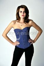 CORSET BUSTIER SERRE TAILLE TOP JEAN BLEU