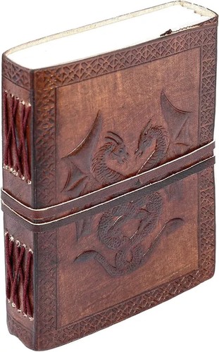 Journa relié cuir - (2), en