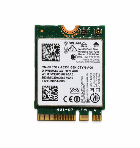 Carte wifi bluetooth intel - carte,
