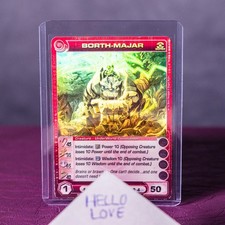 Borth-Majar Super Rare Foil – Good Lightly Played – Chaotic TCG