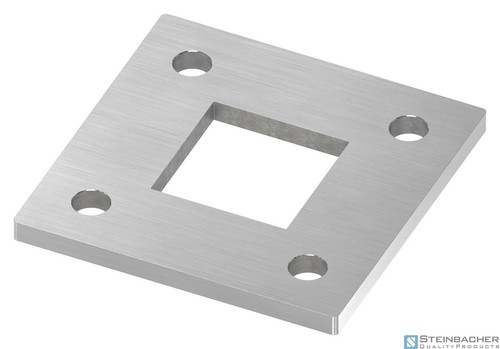 Plaque ancrage inox - plaque, d'ancrage