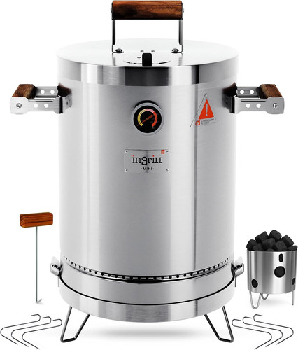 Mini charcoal grill smoker - mini,