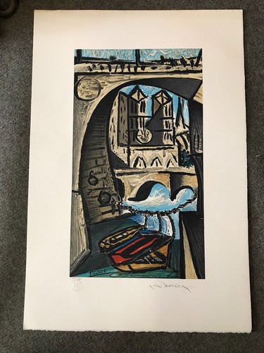Picasso lithographie notre - picasso,