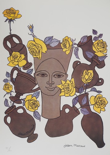 Jean marais femme fleurs et - femme,,