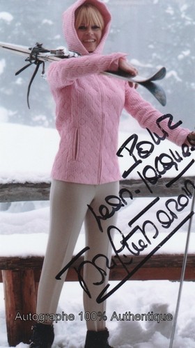 Brigitte bardot autographe - bardot,