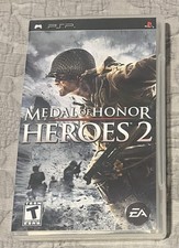 Medal of Honor: Heroes 2 Sony PSP Game Cartridge In Case W/Booklet Works Great