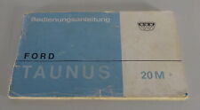 Operating instructions / manual Ford Taunus 20M P5 stand 03/1967